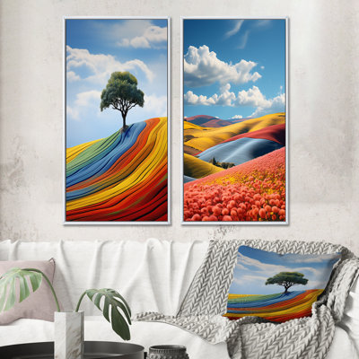 «Landscape Chromatique Symphony», 2 pièces