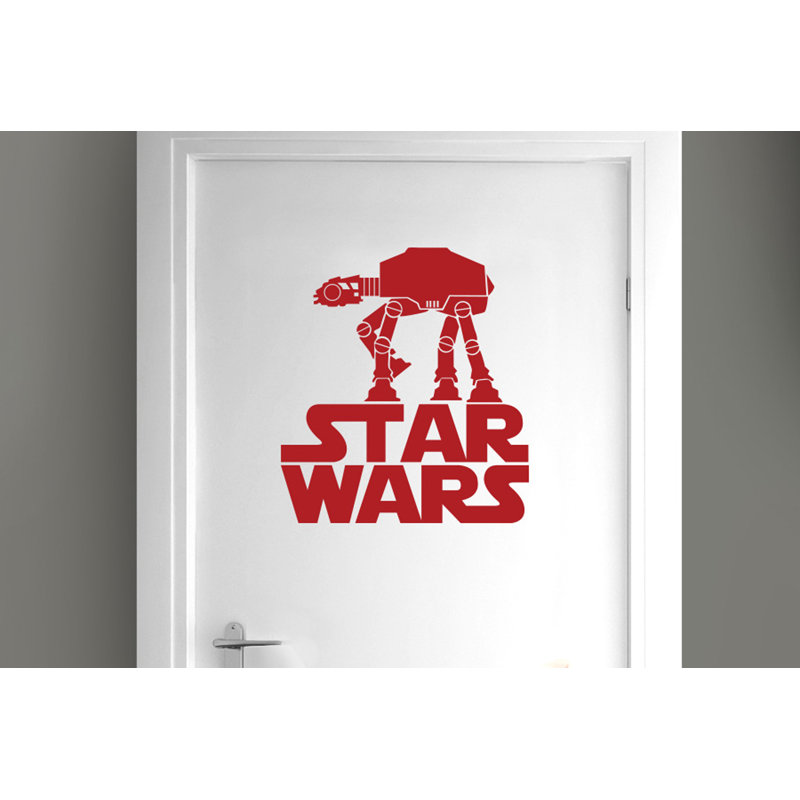 Entertainment Wall Decal, Dark Red