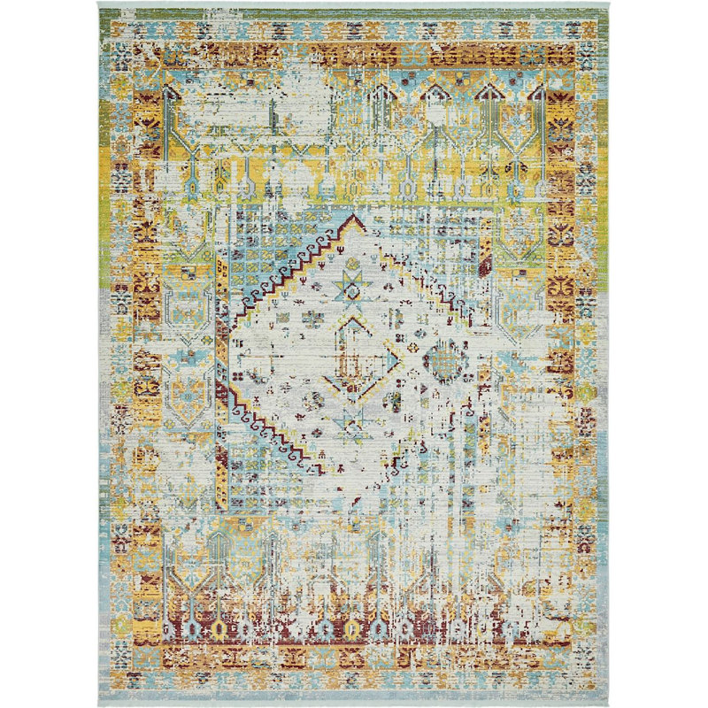 Oriental Indoor Rug, Rectangle 10' x 13'