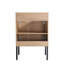 Meuble-lavabo 24 po avec lavabo - Meuble double usage en céramique avec charnière à fermeture en douceur et contreplaqué-742338661-742338659