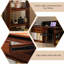 Meuble-lavabo flexible en bois massif 35,04 po