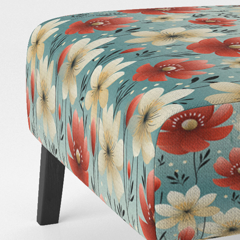 Fauteuil de chambre Red Coastal Harmony