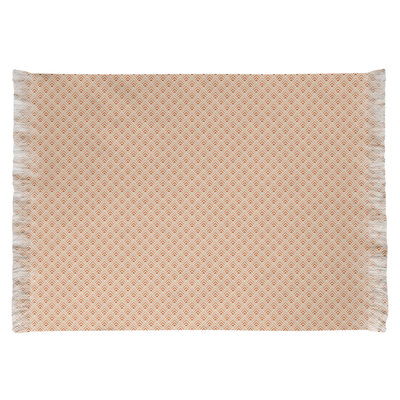 Revers géométrique Tapis décoratif beige