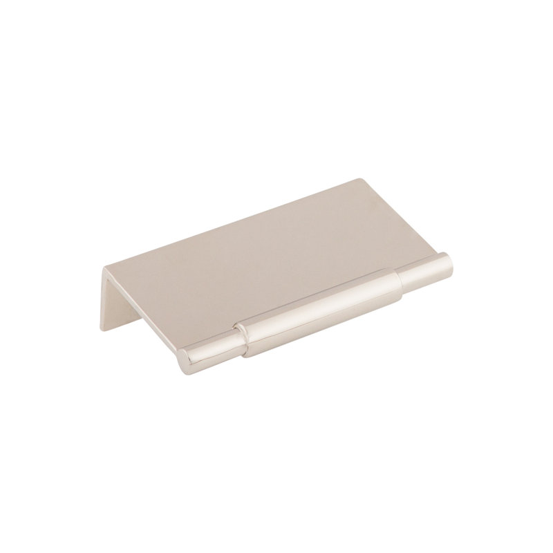 Crestview Finger Pull, Polished Nickel
