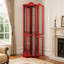 Armoire de rangement en coin, cerisier
