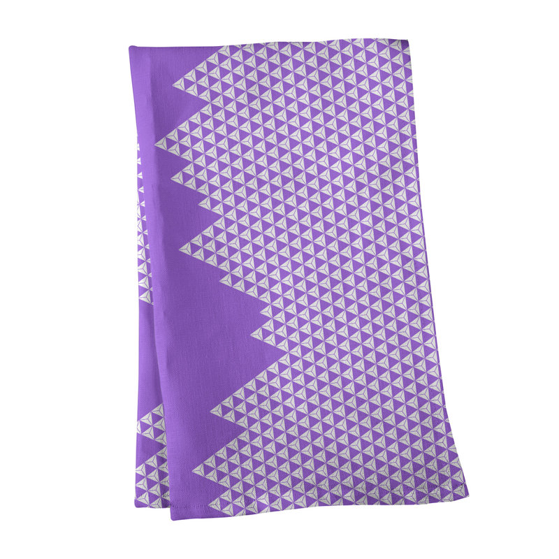Tea Towel Kitchen Towel, Poly Twill, Purple