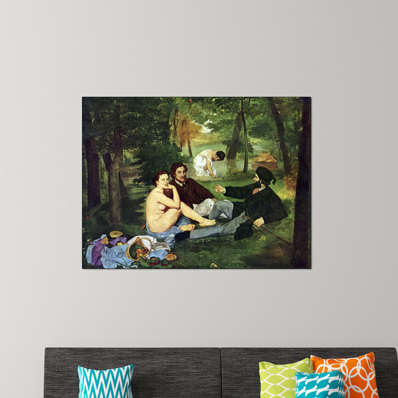 Edouard Manet - Wrapped Canvas Painting, 90cm H x 120cm W x 1.8cm D