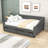 Timur Full Size 2 Drawers Upholstered Daybed Wood Slat Support-1782628330