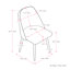 Chaise d'appoint en velours Steller-740009228