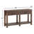 Alexandra 55'' Solid Wood Console Table