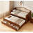 Daybed with 2 Storage Drawers and Trundle-1523458733