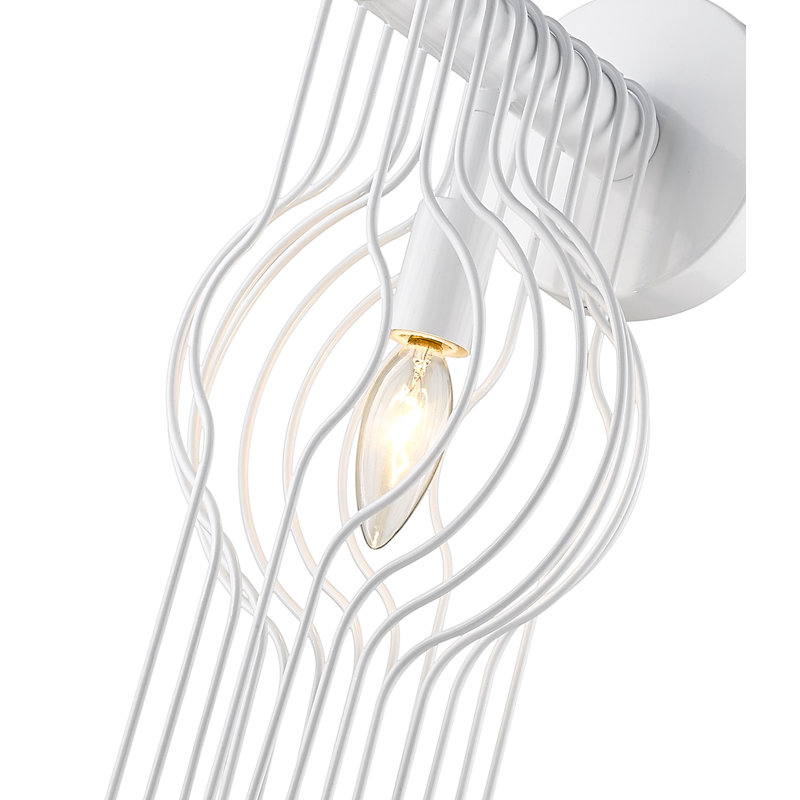Appliquee à bras 1 lumières Hartly, H 15 po x l 7 po x P 7,75 po