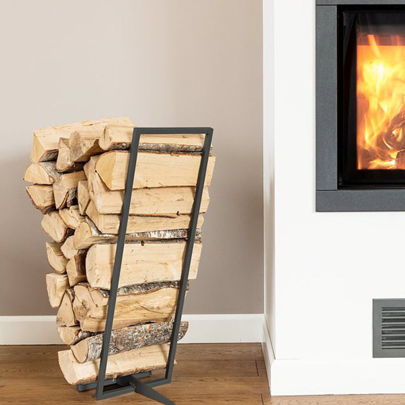 137.16cm W Metal Log Rack