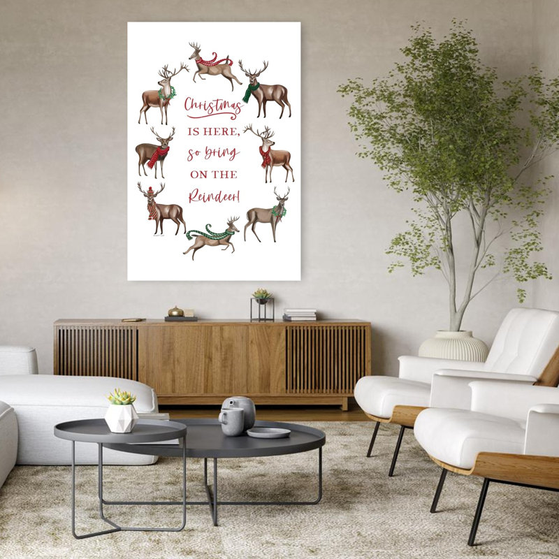Bring On The Reindeer, H 48 po x l 32 po
