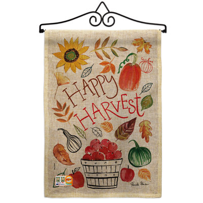 Meghrig Double Sided 18.5'' H x 13'' W Burlap Garden Flag