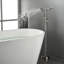 Robinet de baignoire autoportant Robinet pour salle de bain à fixation au sol - Poignée simple en laiton avec douche à main-75959724