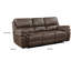 Canapé inclinable à deux places en microfibre Delwayne-1303373528-1321814803