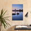 Blue Hour Reflections by Hamed Bank - Wrapped Canvas Print-1069685745
