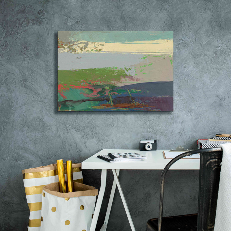 «Ceide Study xiv» par Grainne Dowling, art mural sur toile, H 18 po x l 26 po x P 0,75 po