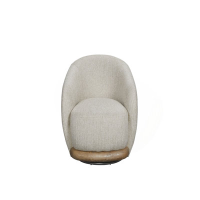 Chaise pivotante en bois - plume d'Amazonie
