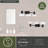 Adakia 3-Light 25.5 In. Wide Matte Black Farmhouse Bathroom Vanity Lighting Fixture, Clear Seeded Glass Shade, Dimmable, LED Compatible, Reversible Over The Mirror Mounted Steel Wall Sconce-1392724305