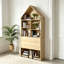 Bureau d'artisanat pliant avec tablettes de rangement