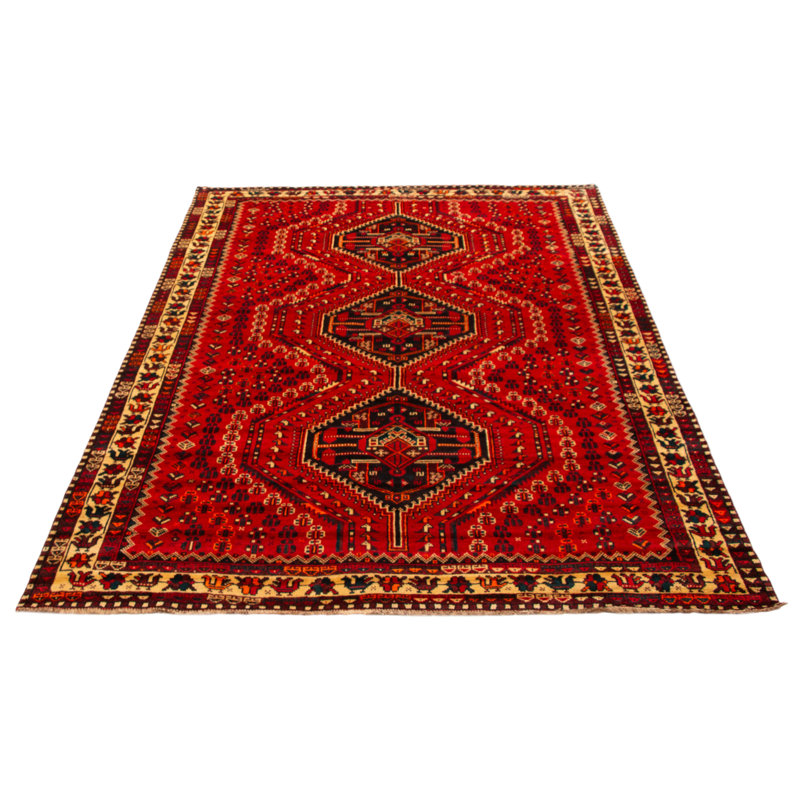 Tapis rouge unique en son genre 7 pi 0 po x 10 pi 11 po Melis