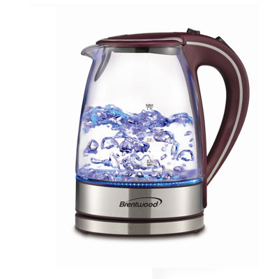 Brentwood 1.7 Quarts Glass Electric Tea Kettle
