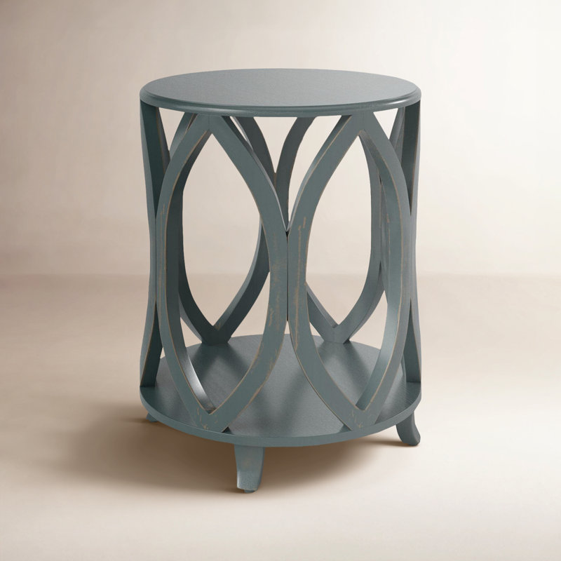 Table de bout Smithson, Noir sarcelle