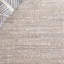 Tapis ivoire / noir en coton tissé à la main Abir-1143324503
