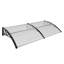 Auvent de porte rétractable en polycarbonate VEVOR-90763978-90763976