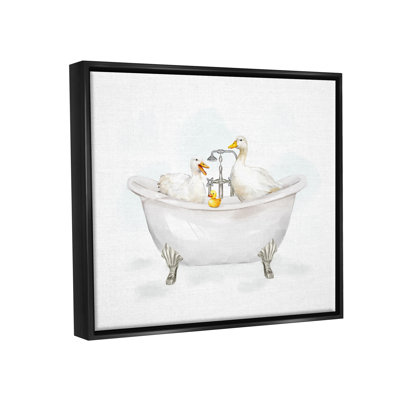 Canards dans la baignoire
