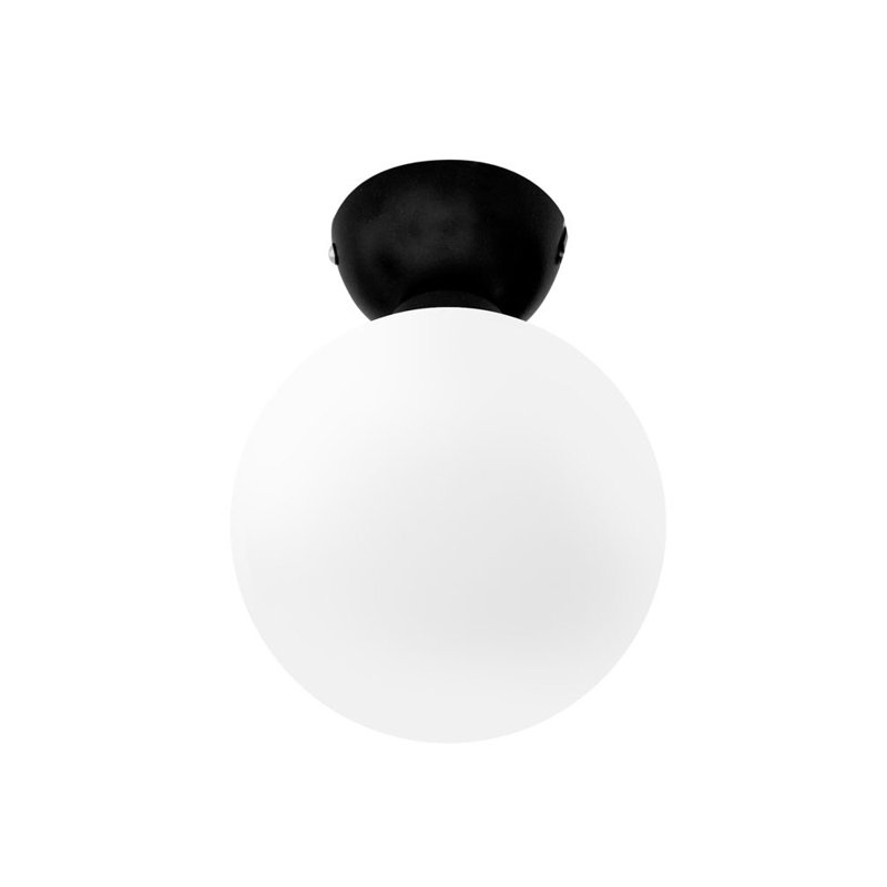 Deede Flush Mount, Matte Black
