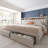 Francille Upholstered Bed Frame with Headboard，Storage Bed with 2 Drawers-1648260-63201803