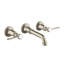 AXOR Montreux Wall Mounted Bathroom Faucet Trim with Lever Handles Faucet Trim Only-11080916