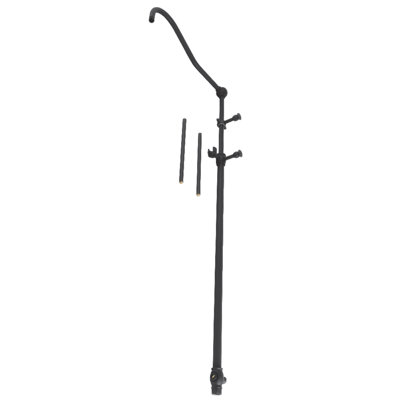 Kingston Brass Vintage 60-Inch Add-On Shower with 17-Inch Shower Arm