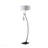 59" In Contemporary Dual Black Arc W/ Hanging Pendelum Lamp Metal Floor Lamp-967444033