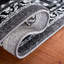 Tapis gris / noir Evanoff 262-993852832