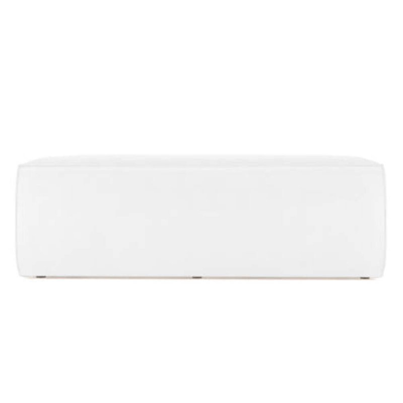 Crosby Slope Arm Sofa, 32.5" H x 84" W x 43" D, Weathered, Vintage Leather Blanc