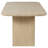 Kimpton Beige Oak Counter Height Storage Dining Table