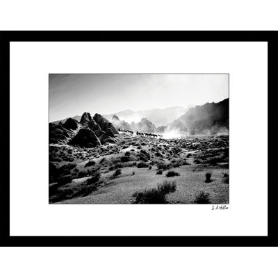 " Dusty Trail Heller Photography - 14X18 Framed Print "