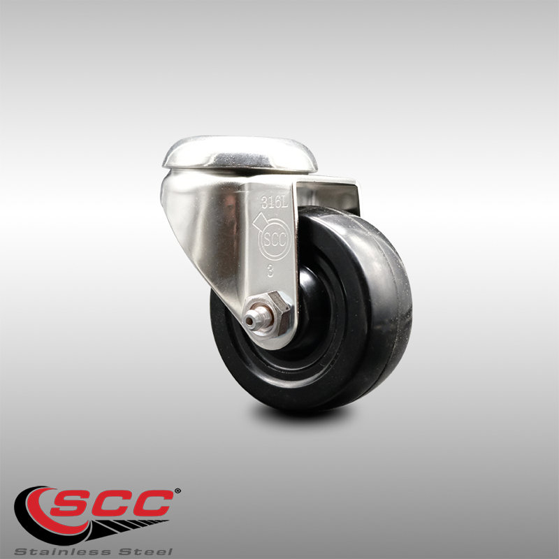 Roulettes pivotantes en acier inoxydable 316SS