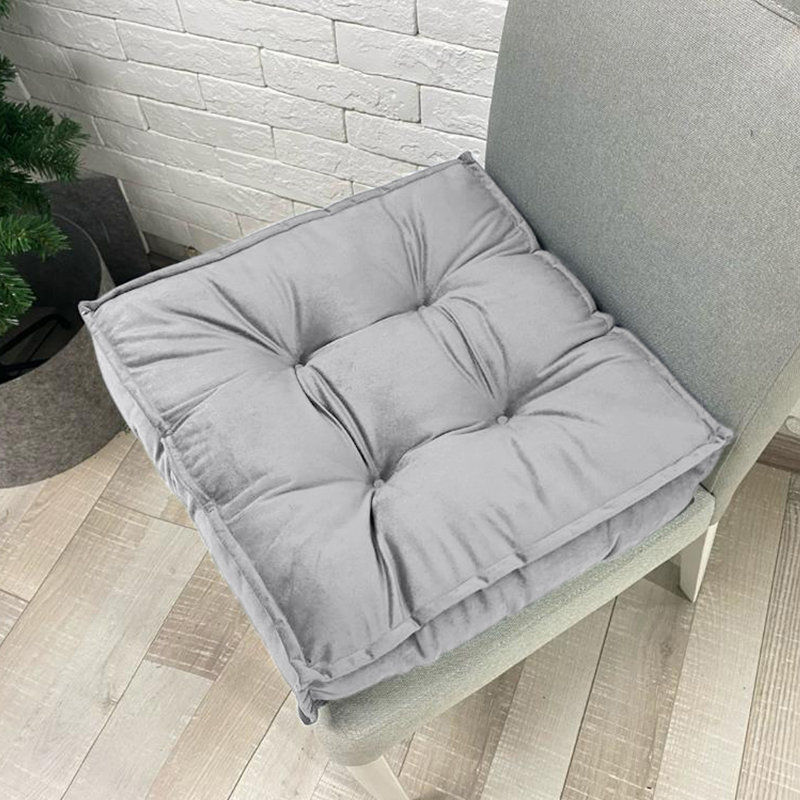 Bystrc Seat Cushion, Silver