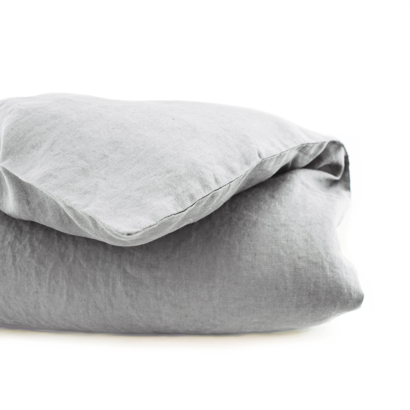 Driscoll Linen Duvet Cover Set, Queen Duvet Cover, Gray