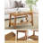 31.5 Inch Coffee Table with 2-Tier Storage, Modern Industrial Rectangular Living Room Table, Compact MDF & Particle Board Build, Durable & Easy Assembly, Ideal for Apartments & Offices