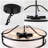 5 - Light Dimmable Drum Chandelier-1302438846