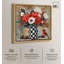 Art floral sur toile damier -1968481832-1968481879