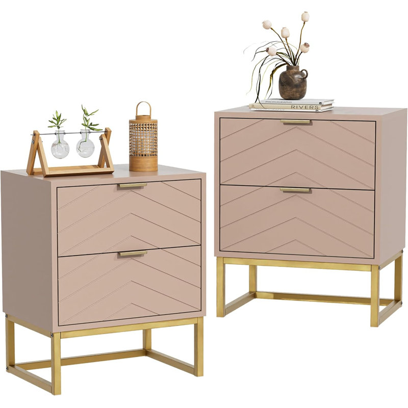 V-line 6 Drawer Chest of Drawers, Cashmere