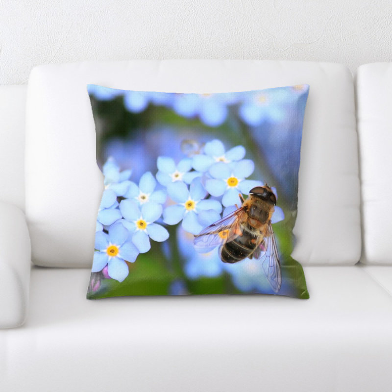 Coussin « oublier me ne pas jeter »