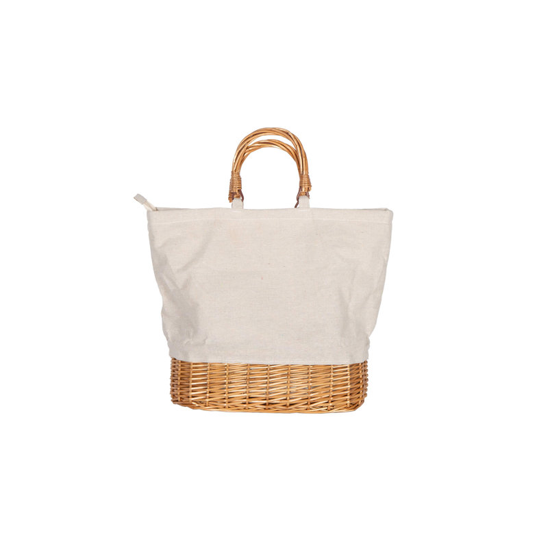 Base ovale en saule isolant, Beige